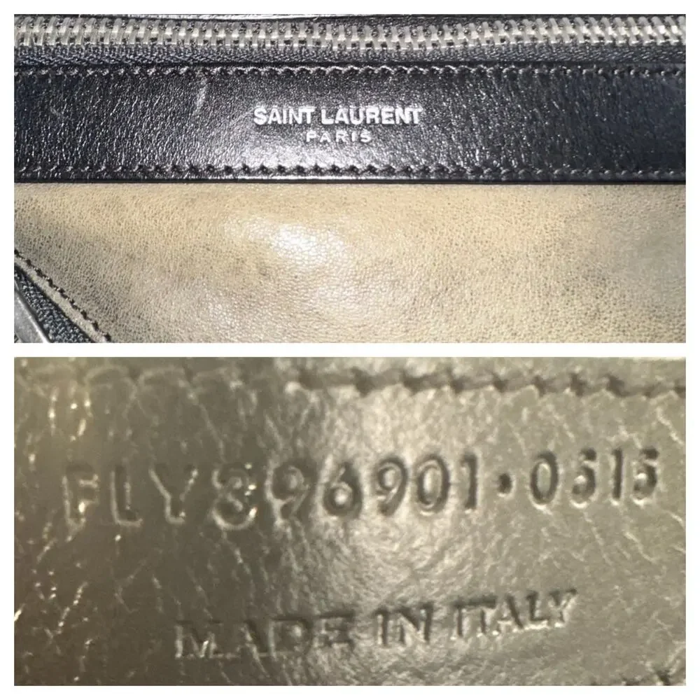 Saint Laurent Leather City Backpack - Picture 7 of 9